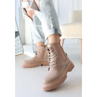 Harte Nude Cilt Bağcıklı Bot