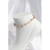 Koyu Renk Doğal Deniz Kabuğu Model Halhal