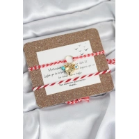 Marteniçka Bileklik 2li Kalp ve Nazalı Model