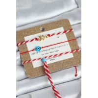 Marteniçka Bileklik 3lü Caretta Caretta ve Nazarlı Model