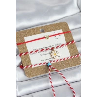 Marteniçka Bileklik 3lü Papatya ve Kalp Model