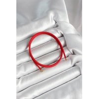 Mıknatıslı  Koyu Kırmızı Renk Sarmal Kadın Bileklik