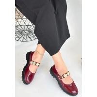 Okira Bordo Rugan Oxford Ayakkabı