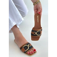 Pıer Siyah Cilt Terlik