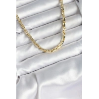 Pirinç Gold Renk 60 cm Zincir Kadın Kolye