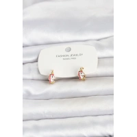Pirinç Gold Renk Çocuk Küpe