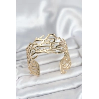 Pirinç Gold Renk Vintage Model Kadın Bileklik