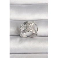 Pirinç Gümüş Renk Ayarlanabilir Zirkon Taşlı Kadın Yüzük