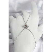 Pirinç Gümüş Renk Sinek Model Kadın Şahmeran