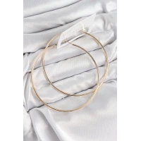 Pirinç Halka Model Gold Renk Kadın Küpe