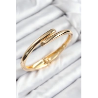 Pirinç Kesik Model Gold Renk Kadın Kelepçe