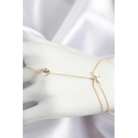 Pirinç Zirkon Taşlı Deniz Atı Ve Yıldız Model Gold Renk Şahmeran