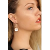 Rose Renk Bayan Küpe