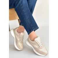 Slar Vizon Cilt Bağcıklı Spor Ayakkabı