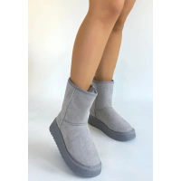 Sophia Gri Süet Bot