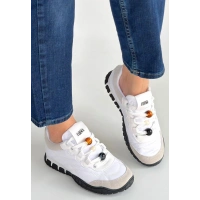 Tues Beyaz Nubuk Bağcıklı Spor Ayakkabı