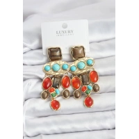 Vintage Sallantılı Kadın Küpe