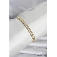 Xuping Model Zirkon Taşlı Gold Renk Kadın Bileklik