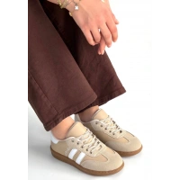 Zerti Bej Cilt Bağcıklı Spor Ayakkabı