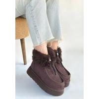 Zinya Kahverengi Süet Bot