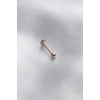 316L Cerrahi Çelik 10 mm Roz Renk Dudak Piercing