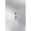 316L Cerrahi Çelik 8 mm Gold Renk Dudak Piercing
