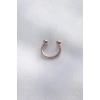 316L Cerrahi Çelik Rose Renk Minimal Toplu Halka Piercing
