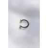 316L Cerrahi Çelik Siyah Renk Halka Gold Renk Minimal Uçlu Halka Piercing