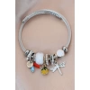 Çelik Yusufçuk Model Charm Bilezik