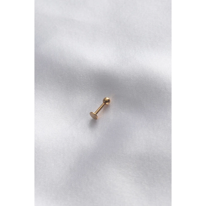 316L Çelik Altın Renk 6 mm Tragus Piercing