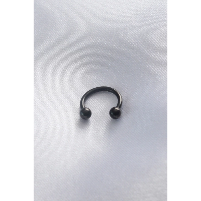 316L Cerrahi Çelik Minimal Toplu Siyah Renk Piercing