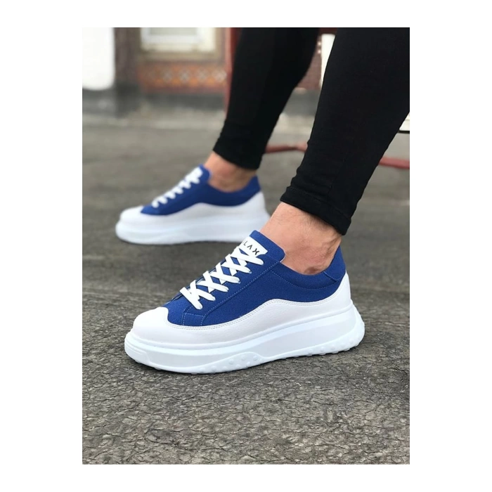 WG507 Beyaz Mavi Erkek Ayakkabı