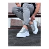 WG507 Beyaz Gri Erkek Ayakkabı