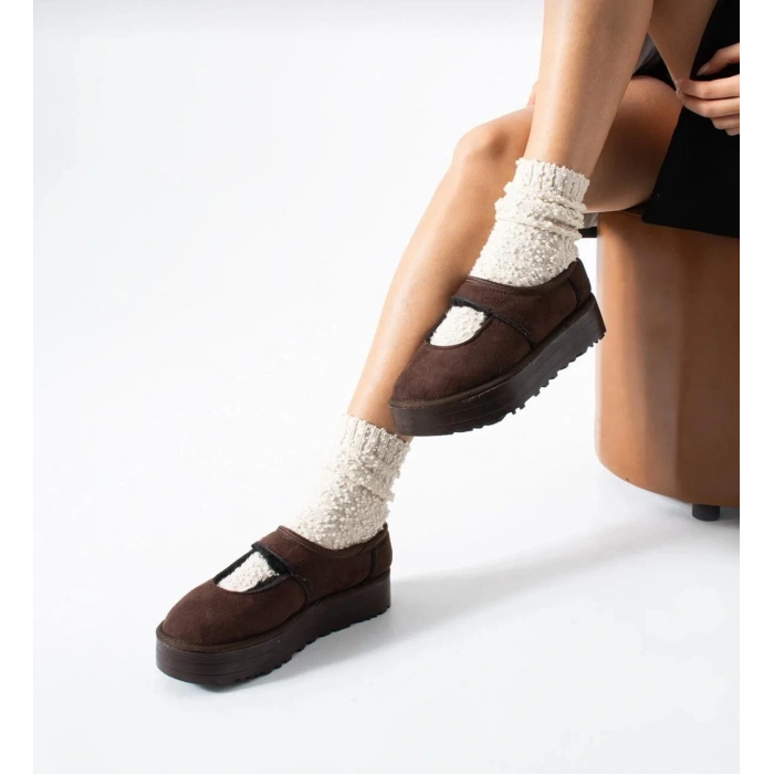 Carren Kahverengi Süet Bot