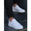 KB-BX1  Kuback Beyaz Cilt Yüksek Beyaz Taban Günlük Erkek Ayakkabı