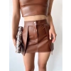 Kontrast deri etek kahve w260015