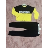 2-9 yaş beli lastikli ikili alt üst takım sarı siyah