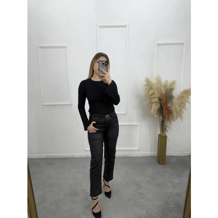 Zra Mumlu Boy Fit Rikralı Jean