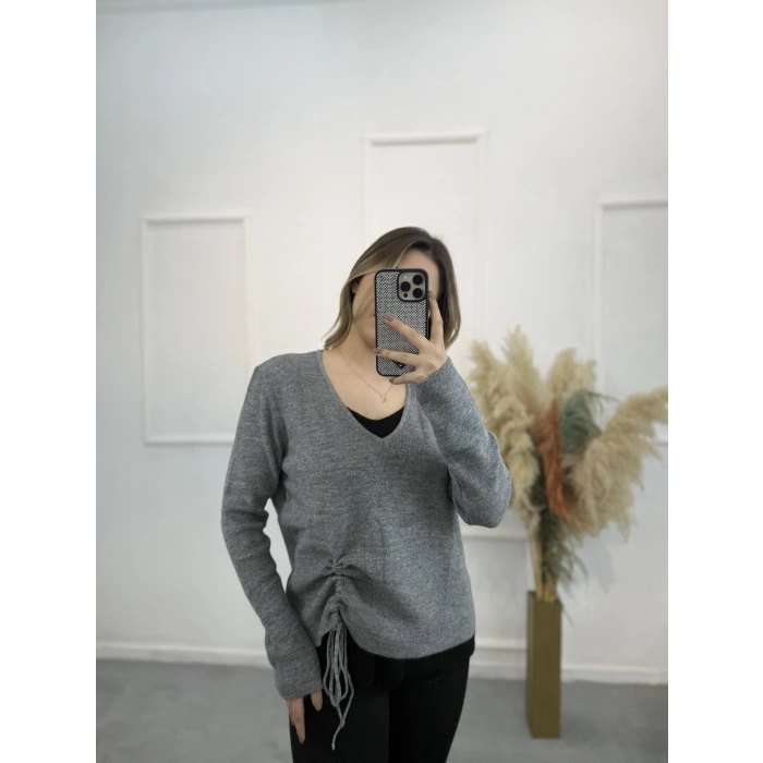 Inefable Yandan Büzgülü Kazak