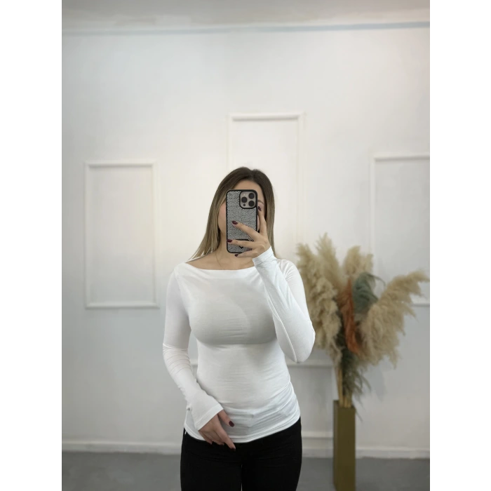 Pytor Degaje Yaka Yan Büzğülü Body