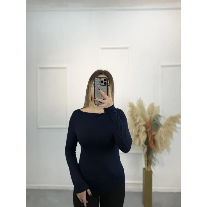 Pytor Degaje Yaka Yan Büzğülü Body