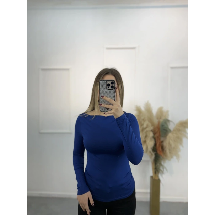 Pytor Degaje Yaka Yan Büzğülü Body