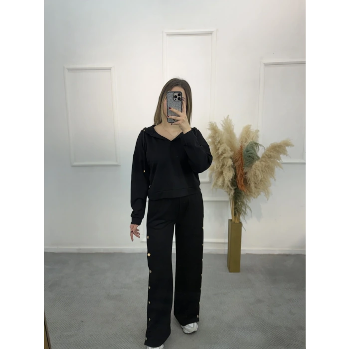 Seca Pantolon Çıt Düğme Detaylı İkili Takım