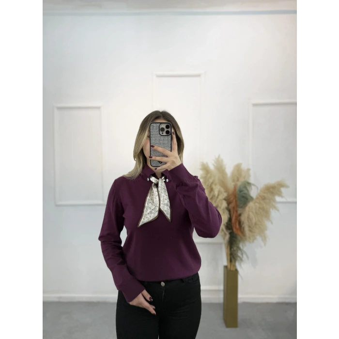 Fularlı Premium Seri Kazak