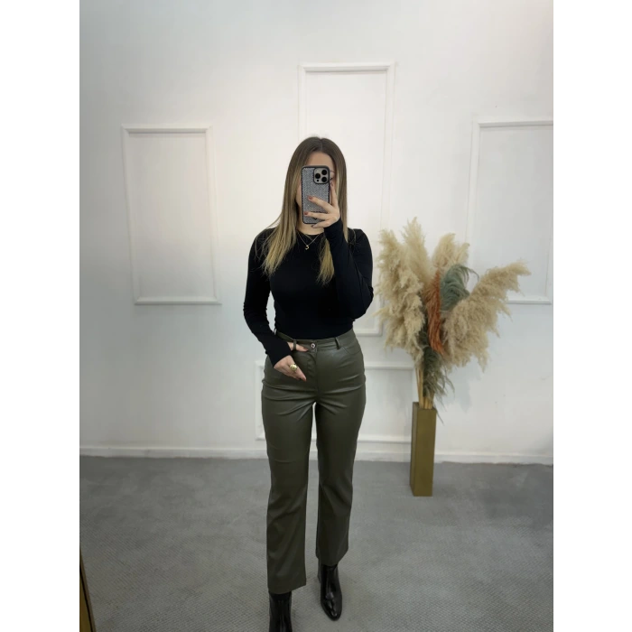 Mngo Model Deri Pantolon