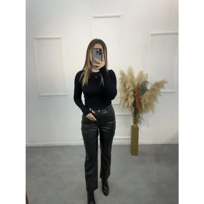 Mngo Model Deri Pantolon