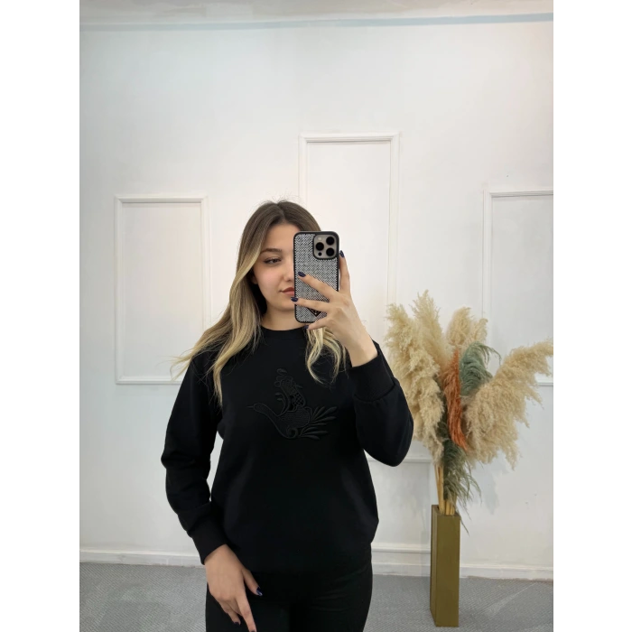 Taus Bymn Nakışlı Sweatshirt