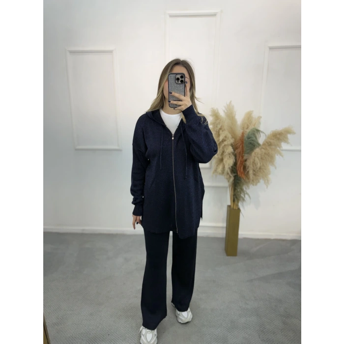 Tatar Simli Merserize Fermuarlı İkili Takım