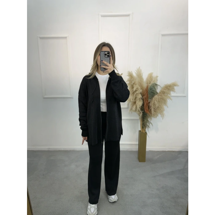 Tatar Simli Merserize Fermuarlı İkili Takım