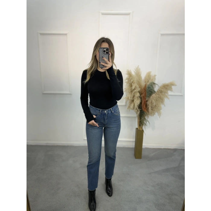 Zra Boyfit Kesik Paça Jean